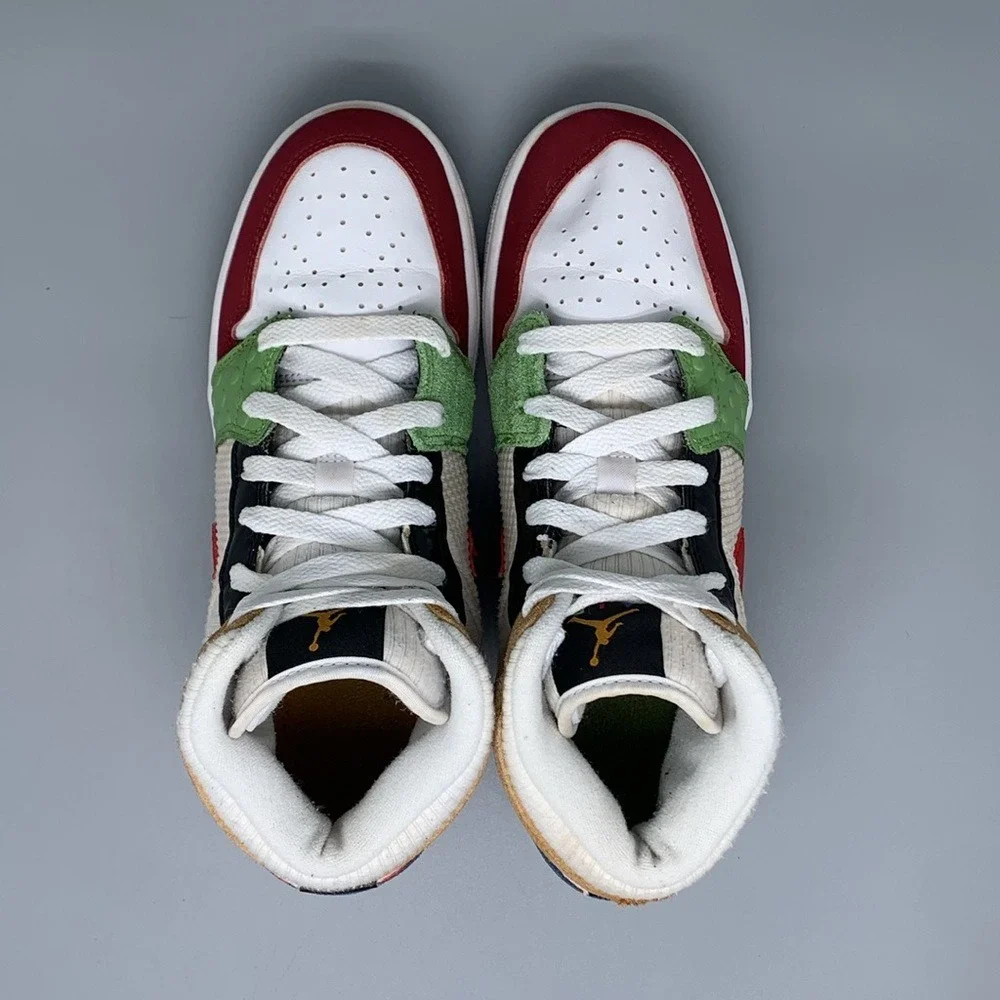 Jordan‎ 1 Mid SE Multi-Color Basketball Shoes DR6957-100 Mens 7Y Women's 8.5